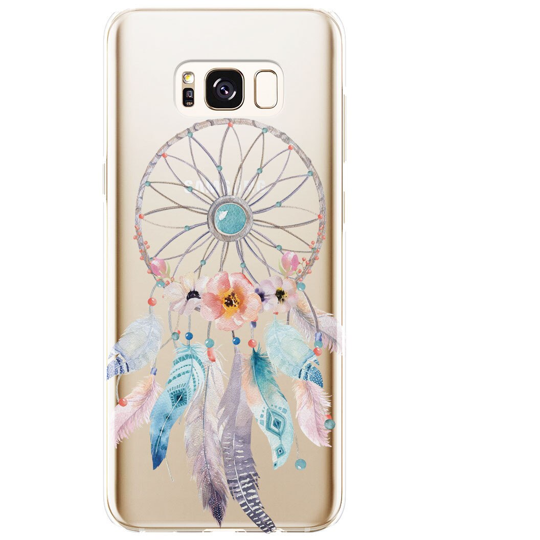 Husa silicon transparent dreamcatcher samsung s8