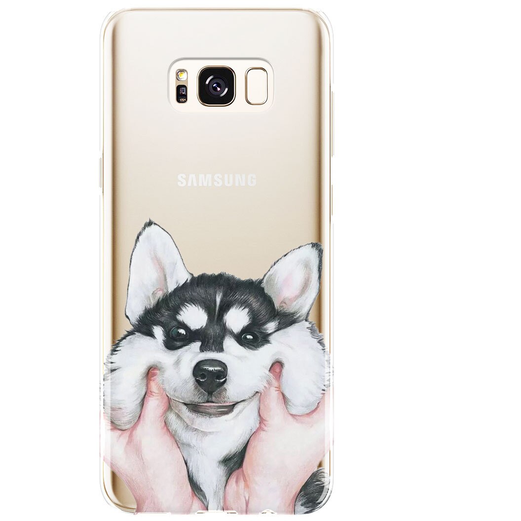 Husa silicon transparent husky samsung s8
