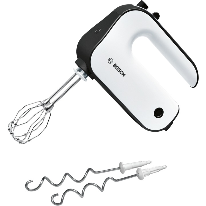 BOSCH MFQ4020 kézi keverő, 450 W, 5 sebesség fokozat, Turbo, finom krémesítő, fekete / fehér