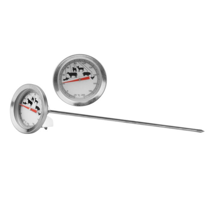Термометър HORECANO, за храна, инокс от -20°C до +200°C