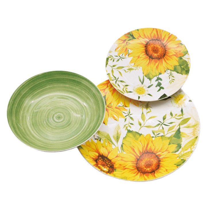Сервиз за хранене Morello, Sunflower, 18 части, порцелан