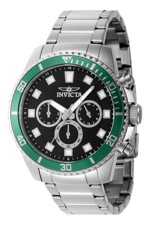 Часовник с хронограф от неръждаема стомана Invicta Pro Diver, сребрист