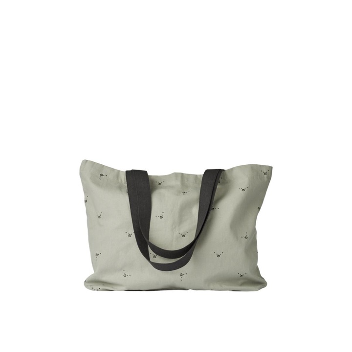 Geanta tote Liewood, 54x37cm, din bumbac organic, bej