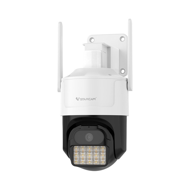 Моторизирана IP камера VStarcam CS610Q, 8 Мегапиксела UltraHD, Водоустойчива, Двупосочно аудио, Осветление, IP, WiFi