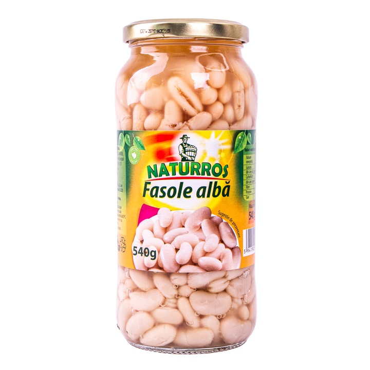 FASOLE ALBA NATURROS BORCAN 540g (12)
