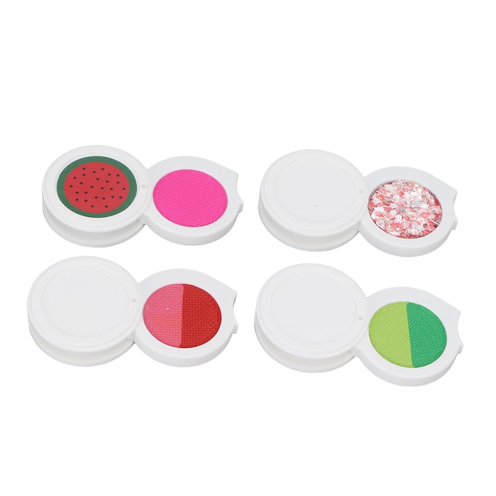 Arcfesték és testfesték készlet, Jormftte, 5 szín + 1 csillámos szemhéjfesték, 8.1g, könnyű felvitel