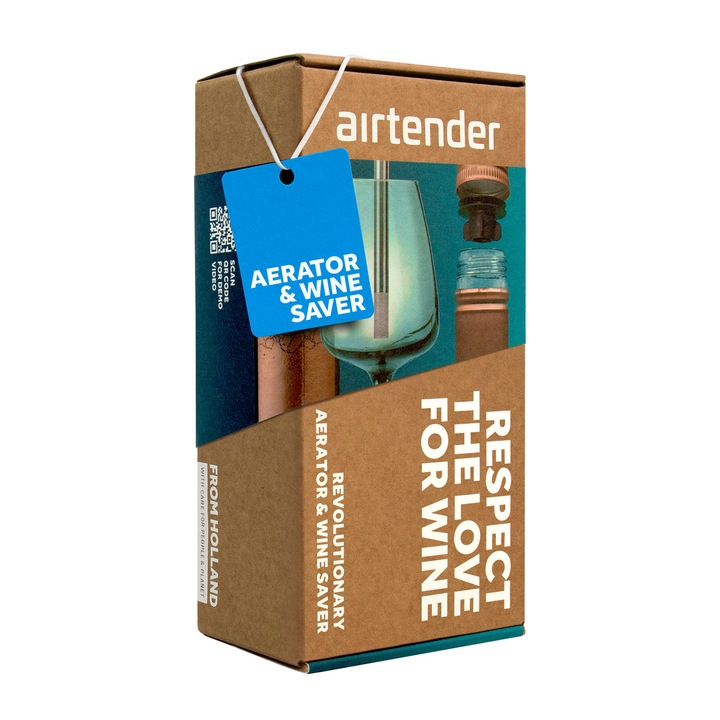 Set pentru iubitorii de vin AIRTENDER, aerare, vidare (Gift box)