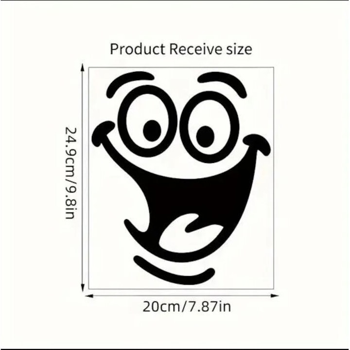 Декоративен стикер за баня, покривало за тоалетна, модел 4, размер 24, 9 см х 20 см