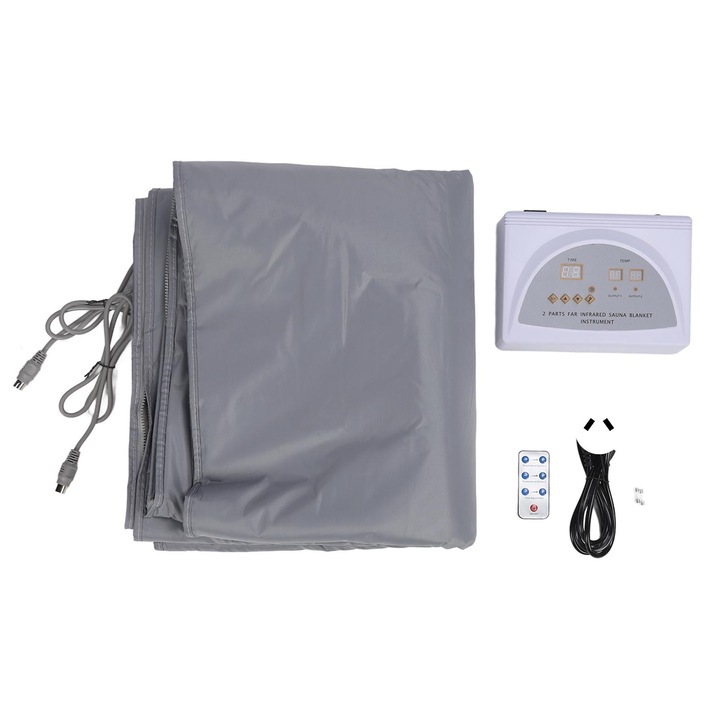 Jormftte infravörös szauna takaró, vízálló, 180x80cm, távirányítóval, többcélú felhasználás