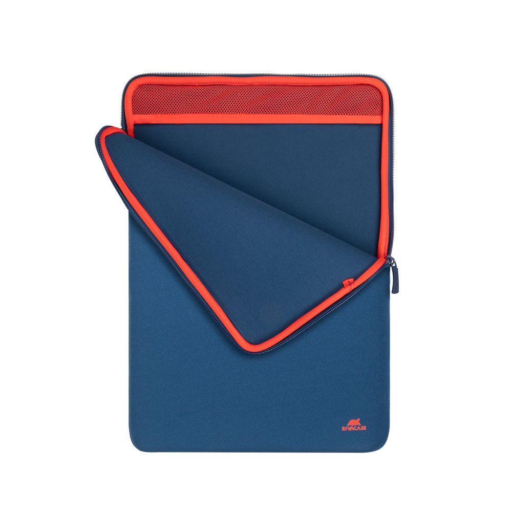 Husa laptop RivaCase 5223, 13,3"-14", textil, albastru inchis, 255x345x22mm