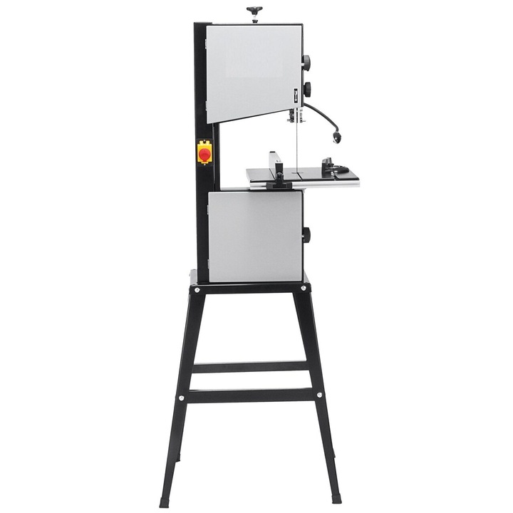 Fierastrau vertical cu banda pentru lemn, 0-45°, 2 x viteze, 370 W, Dimensiune panza 1832 x 12 mm