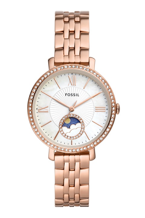 Fossil, Часовник от неръждаема стомана, Rose Gold
