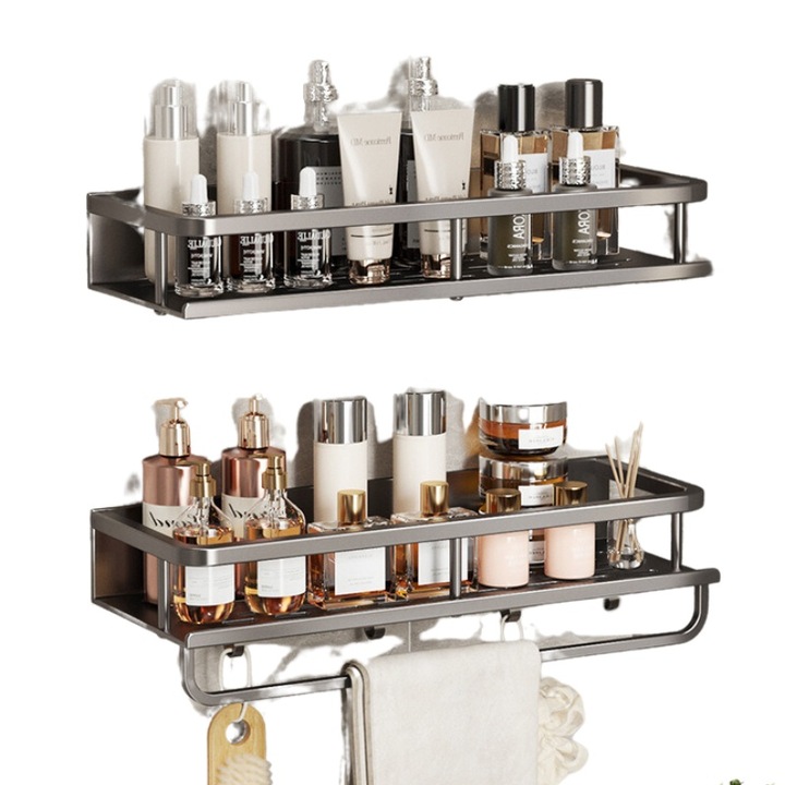 Органайзер, Mindblower, двойна стена, с държач за кърпи, 40 см, неръждаема стомана, поддържа ефективно множество видове продукти за лична хигиена и кърпи, модерен и елегантен, с изчистени линии и полиран завършек