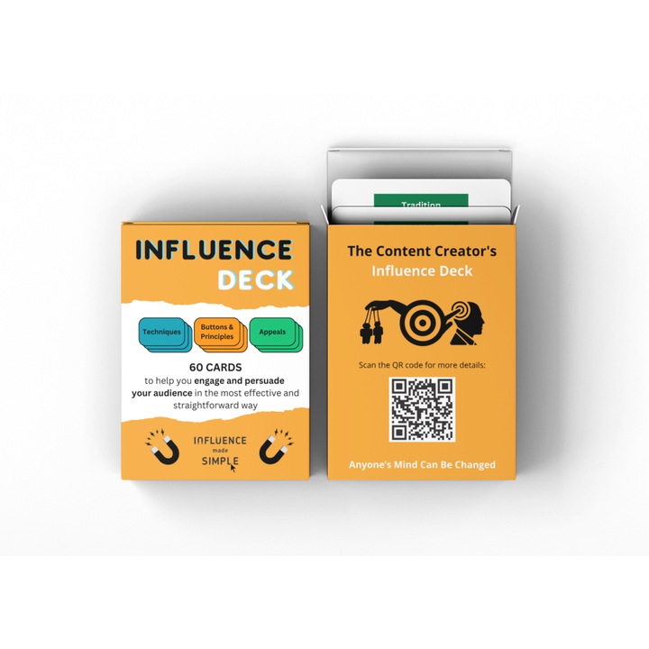 Carduri pentru Comunicare Persuasiva Influence Deck, Antonia Maris