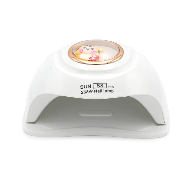 Лампа за нокти Led/Uv SUN S8Pro, 268W, бяла