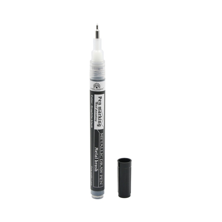 Marker szögre rajzoláshoz, rúd szélessége 1 mm, színe: Grafit fekete