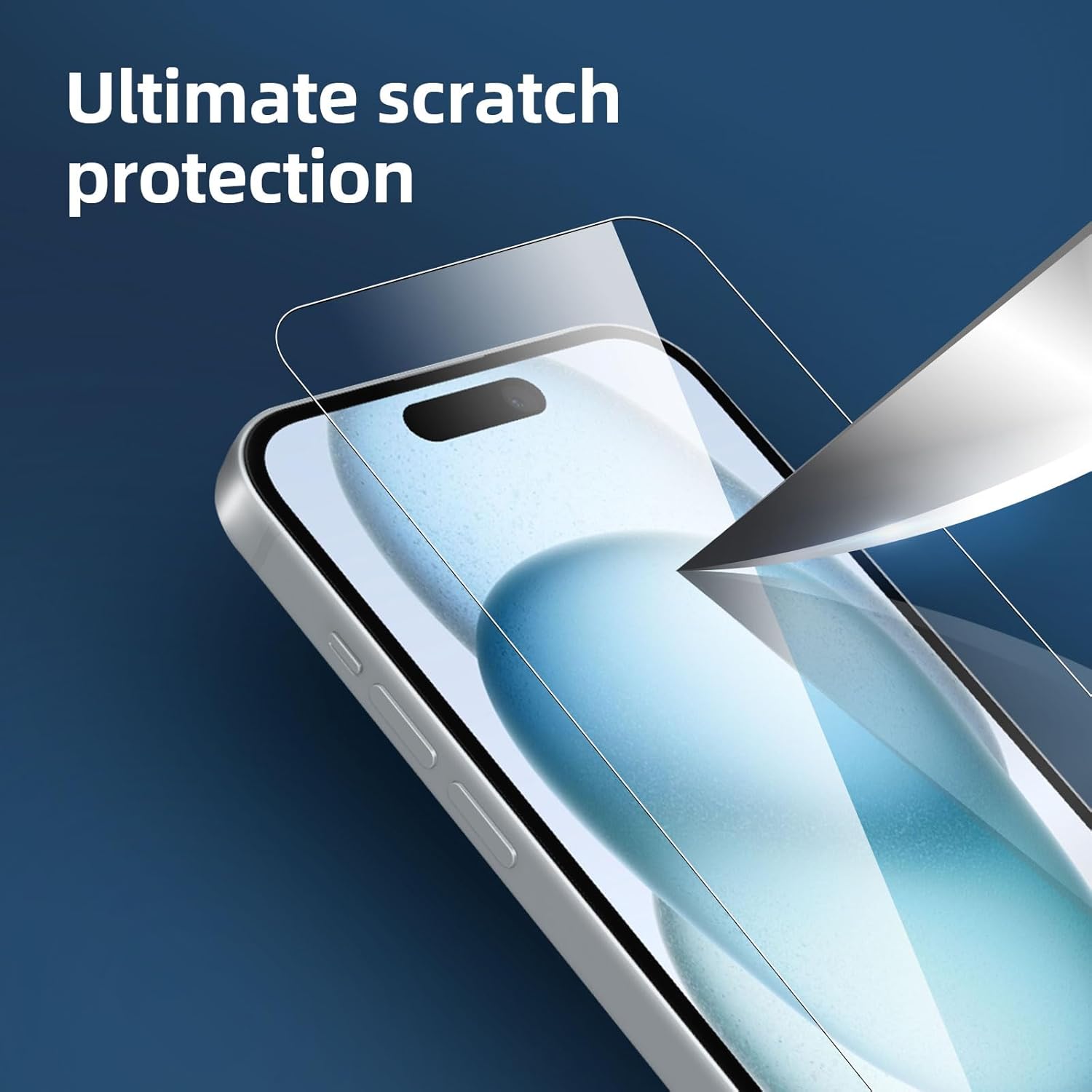 Folie sticla securizata pentru Iphone 15, 15 Pro, 16, Duritate 9H, JASFPTIP1516