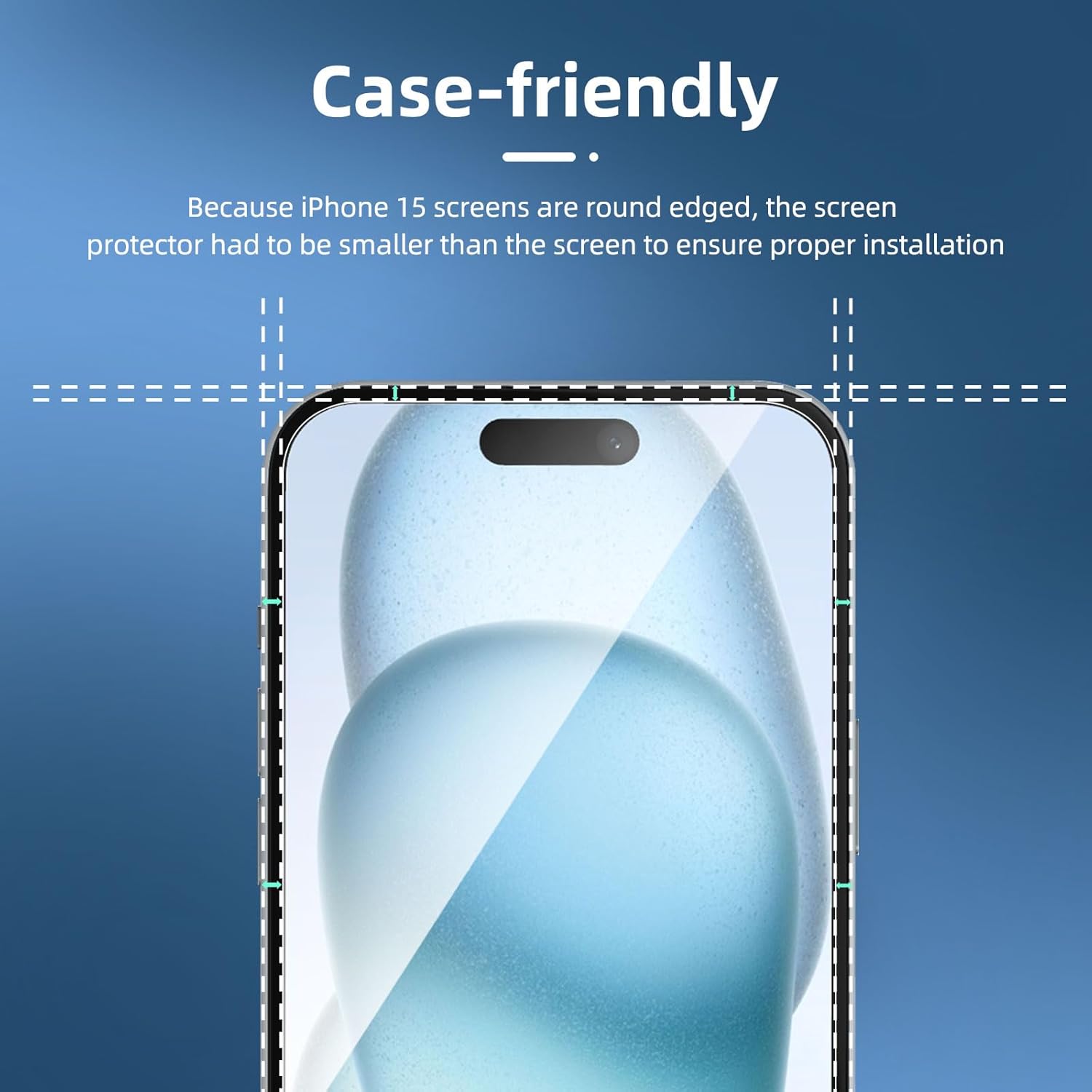 Folie sticla securizata pentru Iphone 15, 15 Pro, 16, Duritate 9H, JASFPTIP1516