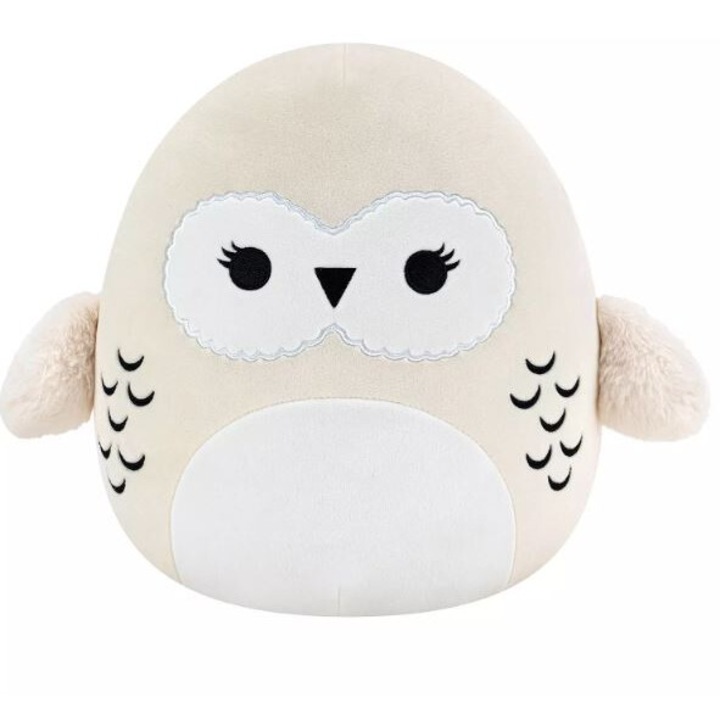 Jucarie de plus Squishmallows Harry Potter, Hedwig Plush, 20 cm