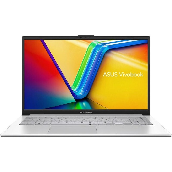 ASUS Vivobook Go Laptop, AMD Ryzen 5 7320U, 8GB DDR5 Memória, 512GB SSD, 15.6 FullHD kijelző, Ezüst, Magyar billentyűzet, Böngésző, Vírusirtó, Windows 11 Pro
