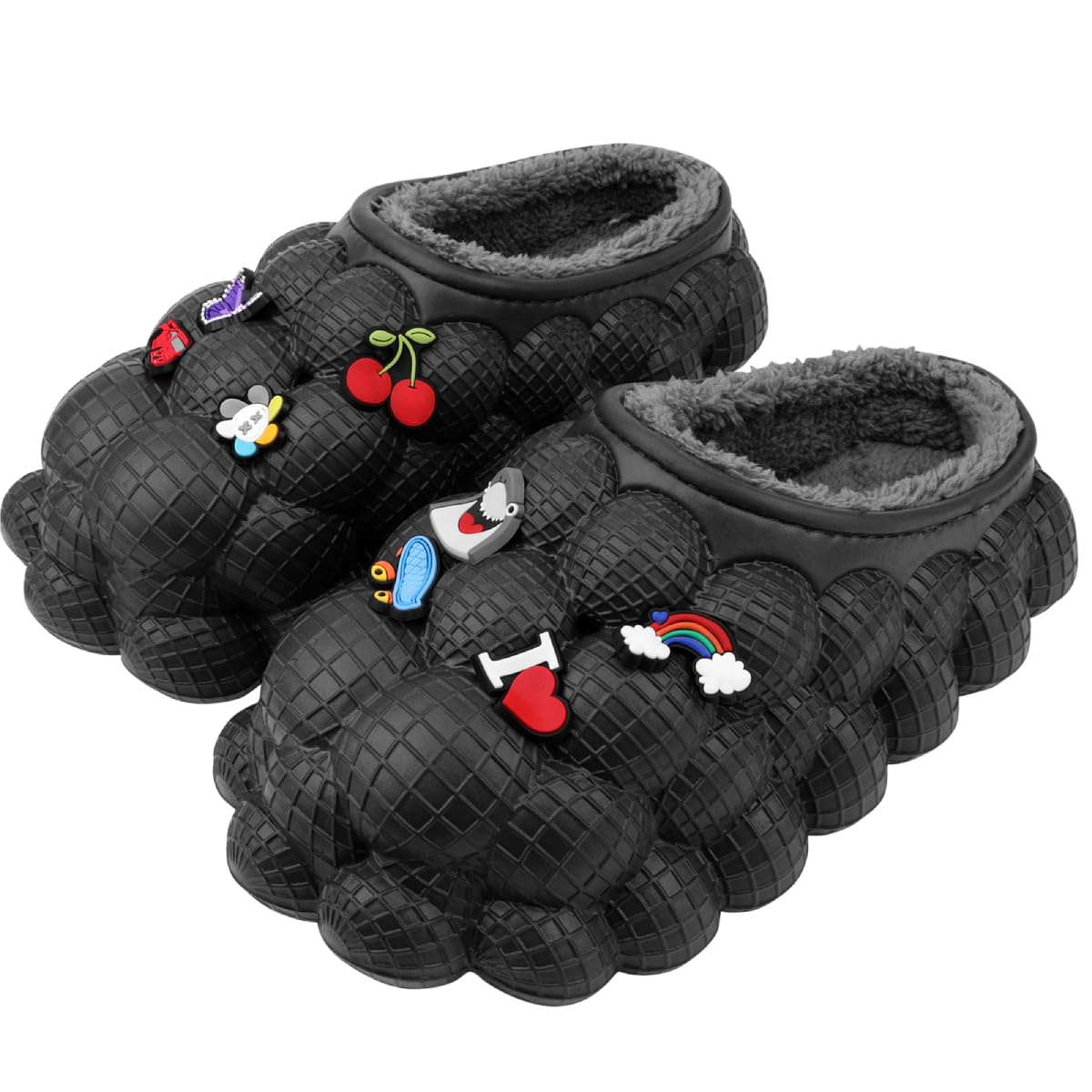 Slapi cu blana pentru femei si barbati, multicolor, 39-40 - eMAG.ro