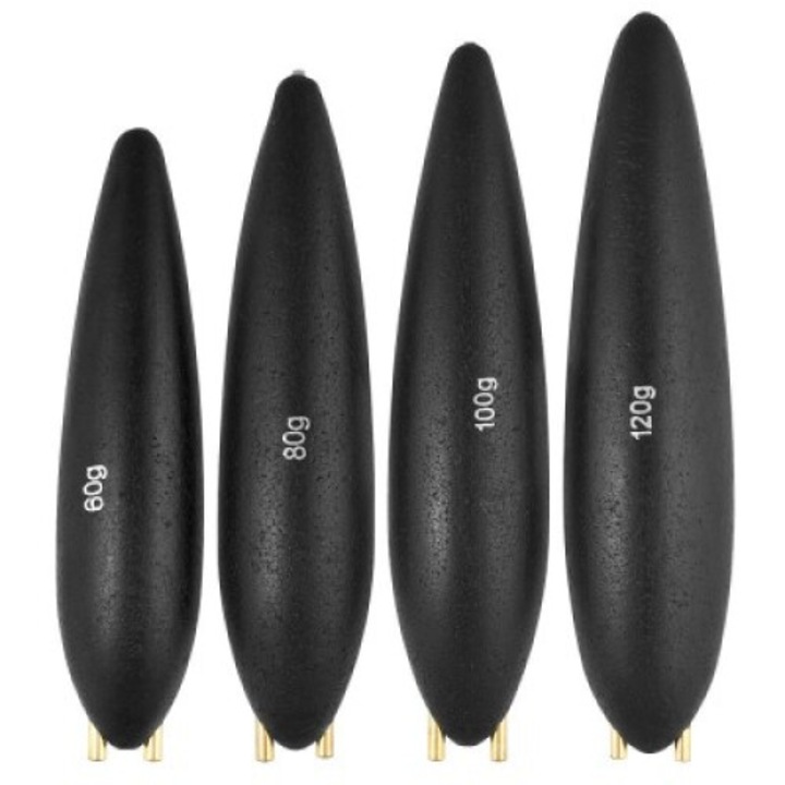 Set plute pescuit la somn K170795S, 4 buc/set, 60g/80g/100g/120g