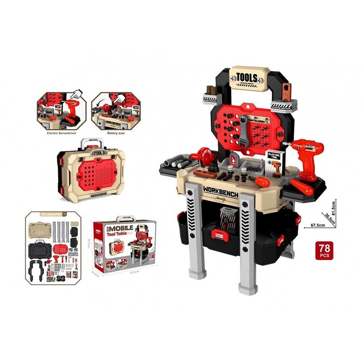 Set de scule intr-o valiza - reincarcabil