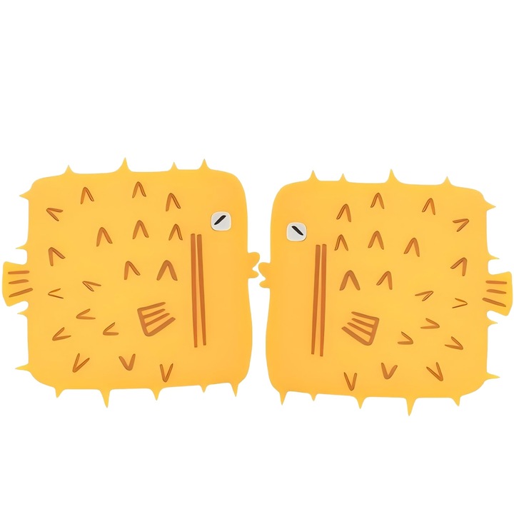 Set 2 site baie, Silicon, Anti-Miros, Galben