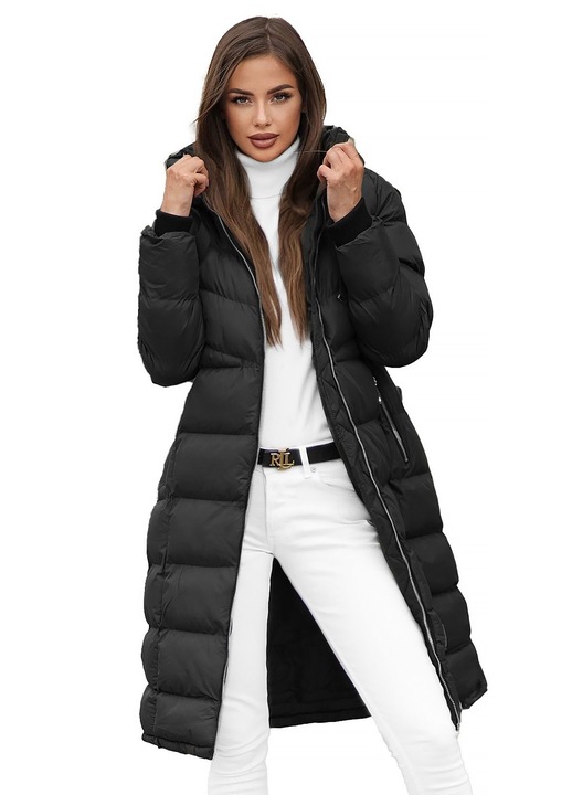 Geaca iarna dama OZONEE JS/M736, Negru