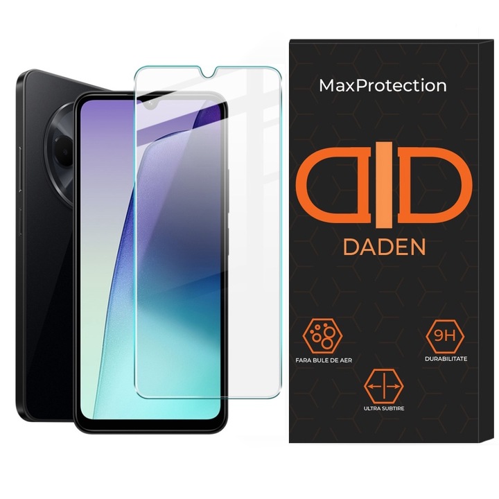 Folie Sticla pentru Xiaomi Redmi 14C, Sticla temperata 9H, 2.5D, Classic Glass, 0.33 mm, Transparent