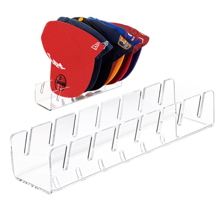 Suport pentru palarii, MAOYONG, 1 set, acrilic, clar