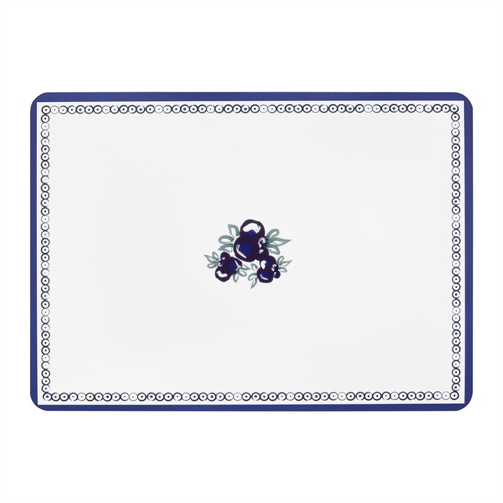 Suport farfurie laminat 39x28cm, marin, AMBITION Kalina