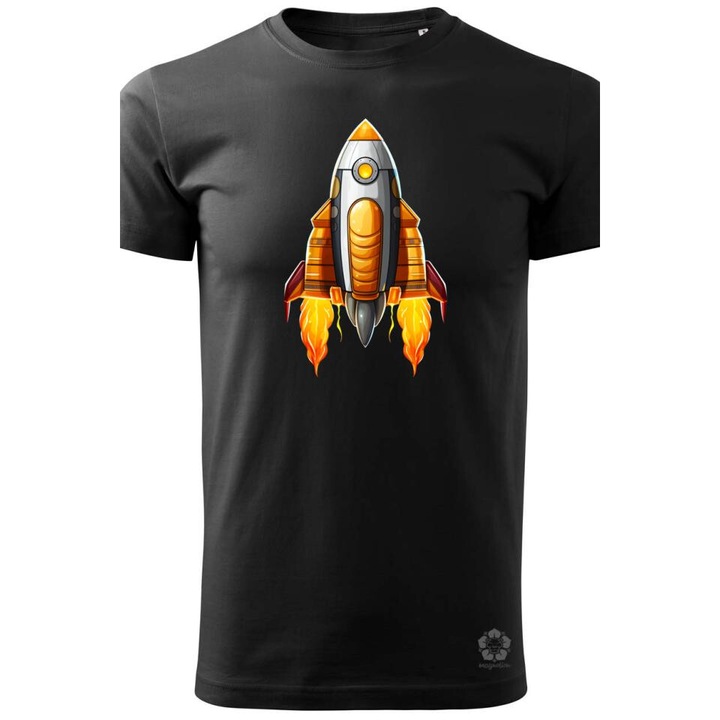 Magnolion tricou pentru barbati Joc nava spatiala v2, Negru, L