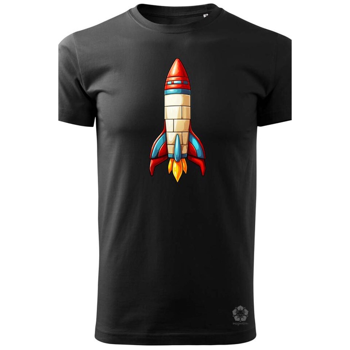 Magnolion tricou pentru barbati Joc nava spatiala v4, Negru, M