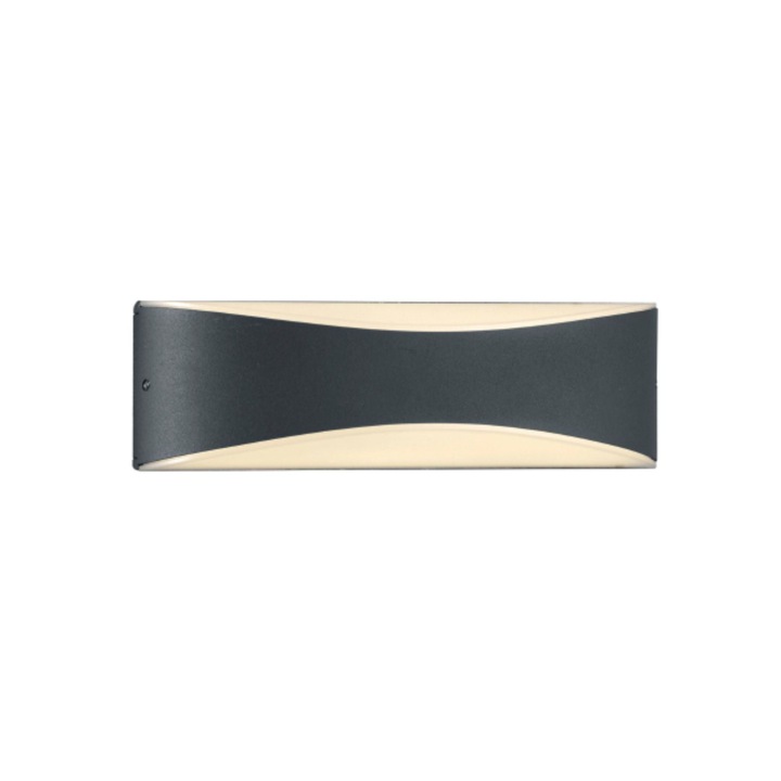 Външна LED стенна лампа Konda, 9 W, 1200 lm, топла светлина