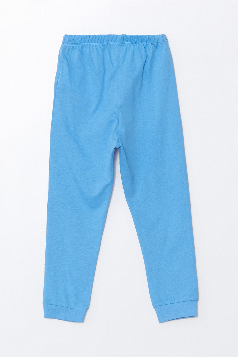 LC WAIKIKI, Pijama lunga de bumbac, Albastru deschis, 92-98