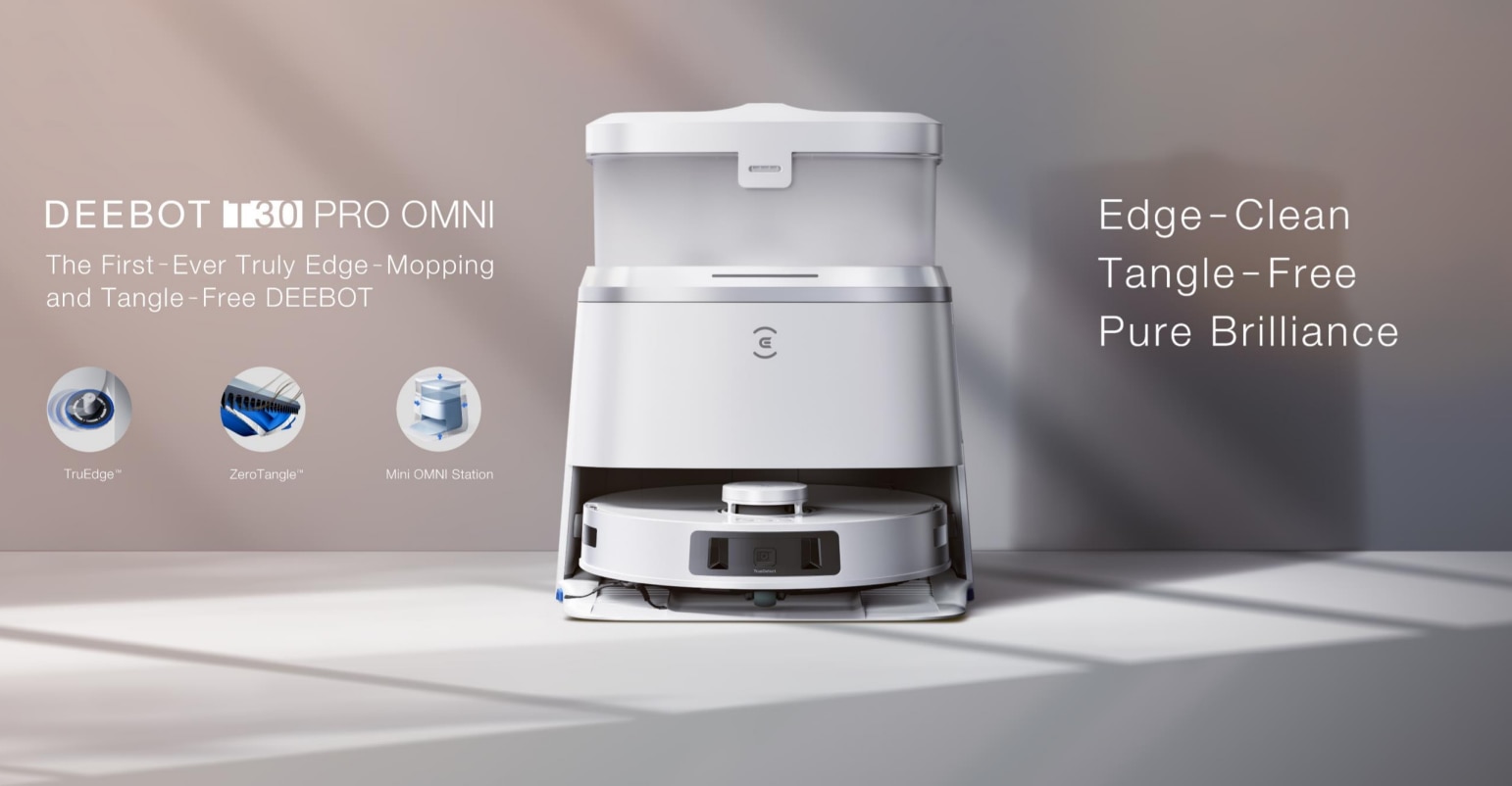 Robot de aspirare Ecovacs DEEBOT T30 PRO OMNI, aspirator si mop