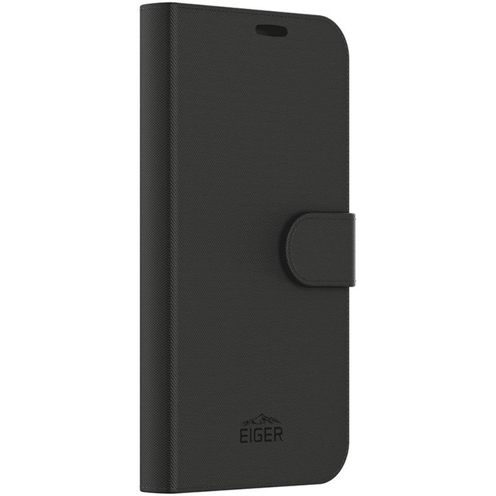 Husa de protectie Eiger North Folio Case pentru iPhone 16, Negru