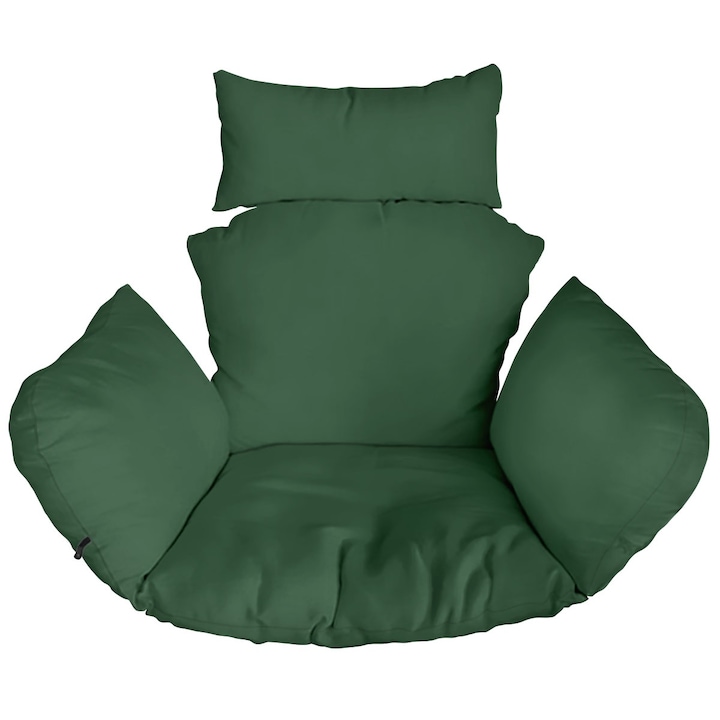Възглавница за висящ фотьойл, градински стол, Зелен