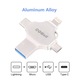 USB памет, 4 в 1, USB 3.0, S1008, 1TB, Високоскоростна, Външно хранилище, Съвместимост със смарт устройства OTG, Android, Компютър