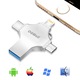 USB памет, 4 в 1, USB 3.0, S1008, 1TB, Високоскоростна, Външно хранилище, Съвместимост със смарт устройства OTG, Android, Компютър