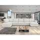 Coltar rabatabil Szafran Large Premium, MIRJAN24, stanga, bej, 186x370x85 cm