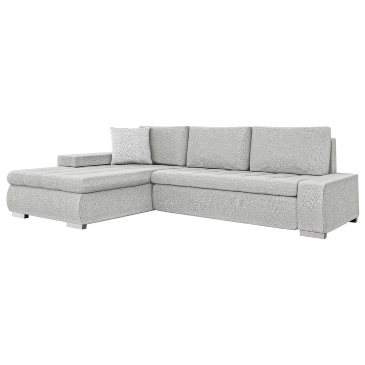 Coltar rabatabil Herkules Mini Premium, MIRJAN24, universal, gri deschis, 265x185x85 cm