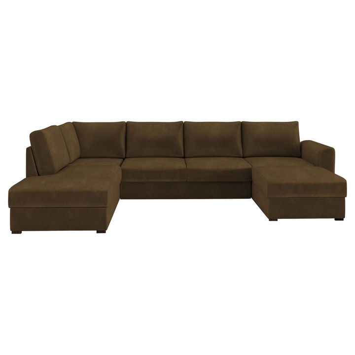 Coltar rabatabil Szafran, MIRJAN24, stanga, maro, 305x188x85 cm