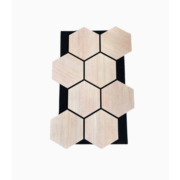 Панел, Акустичен шестоъгълен МДФ, 80х60