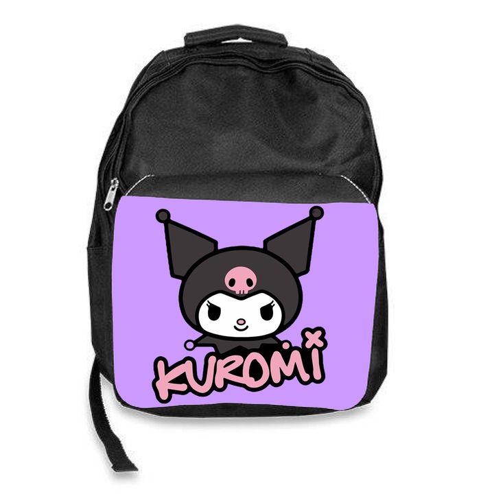Ghiozdan scoala kuromi character, negru, 30x45x17cm