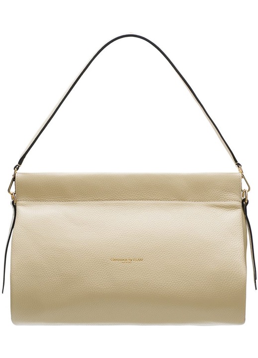 Geanta de umar din piele, Glamorous by Glam, bej, noua colectie