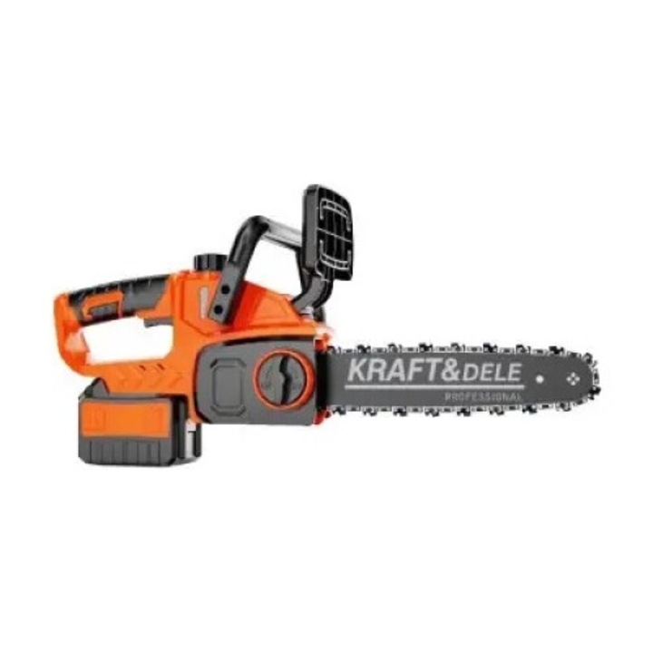 Akkus láncfűrész, Kraft&dele, 12", 2 db 4,0 ah akkumulátor, 1300 W, KD10463