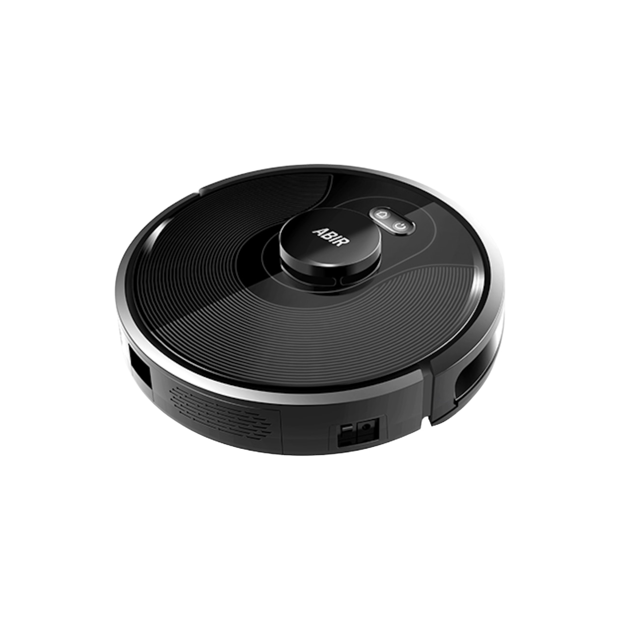 Robot de aspirare WiFi cu navigatie laser LDS SLAM, control prin aplicatie, sterilizare UV, baterie puternica de 3200mAh, rezervor generos de praf si apa, putere de aspirare de 4500Pa, Negru
