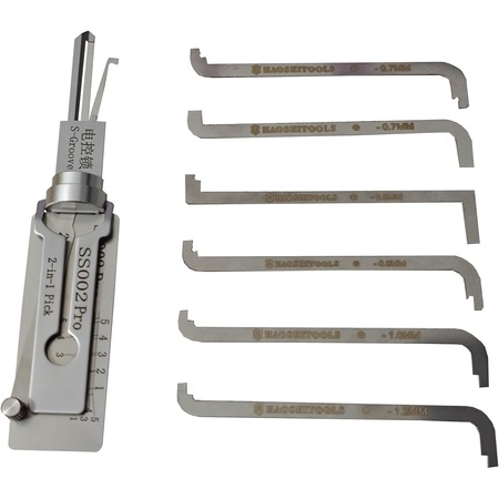 Instrument decoder, unealta deblocare usi SS002 2 in 1pentru deblocat ...